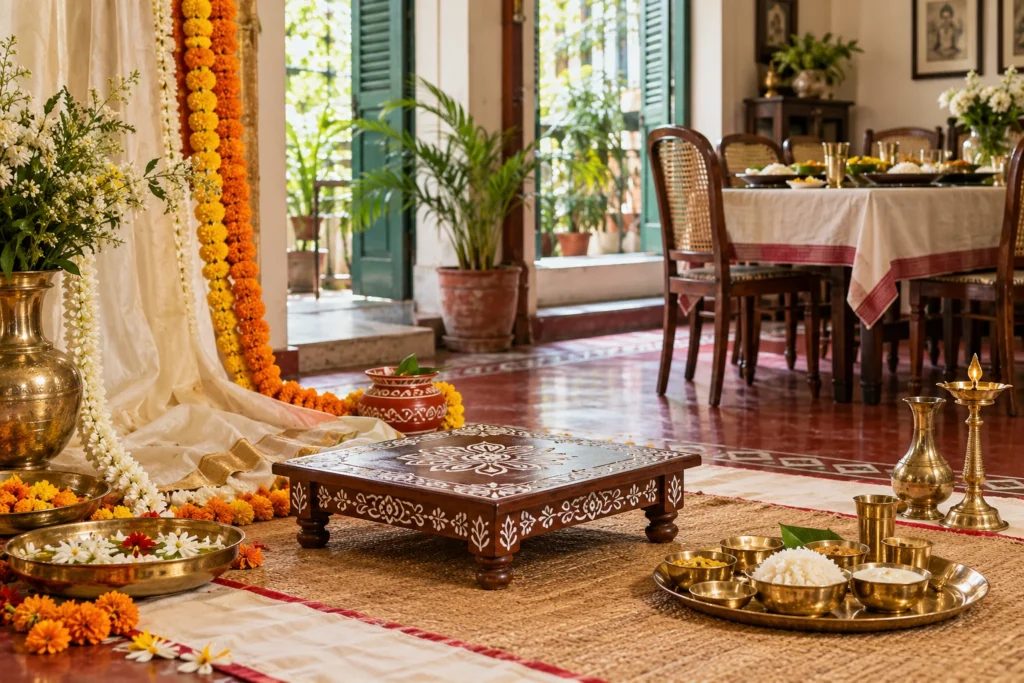 AI-generated Annaprashan catering occasion concept