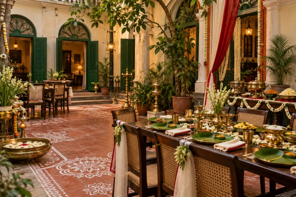 AI-generated Wedding catering occasion concept